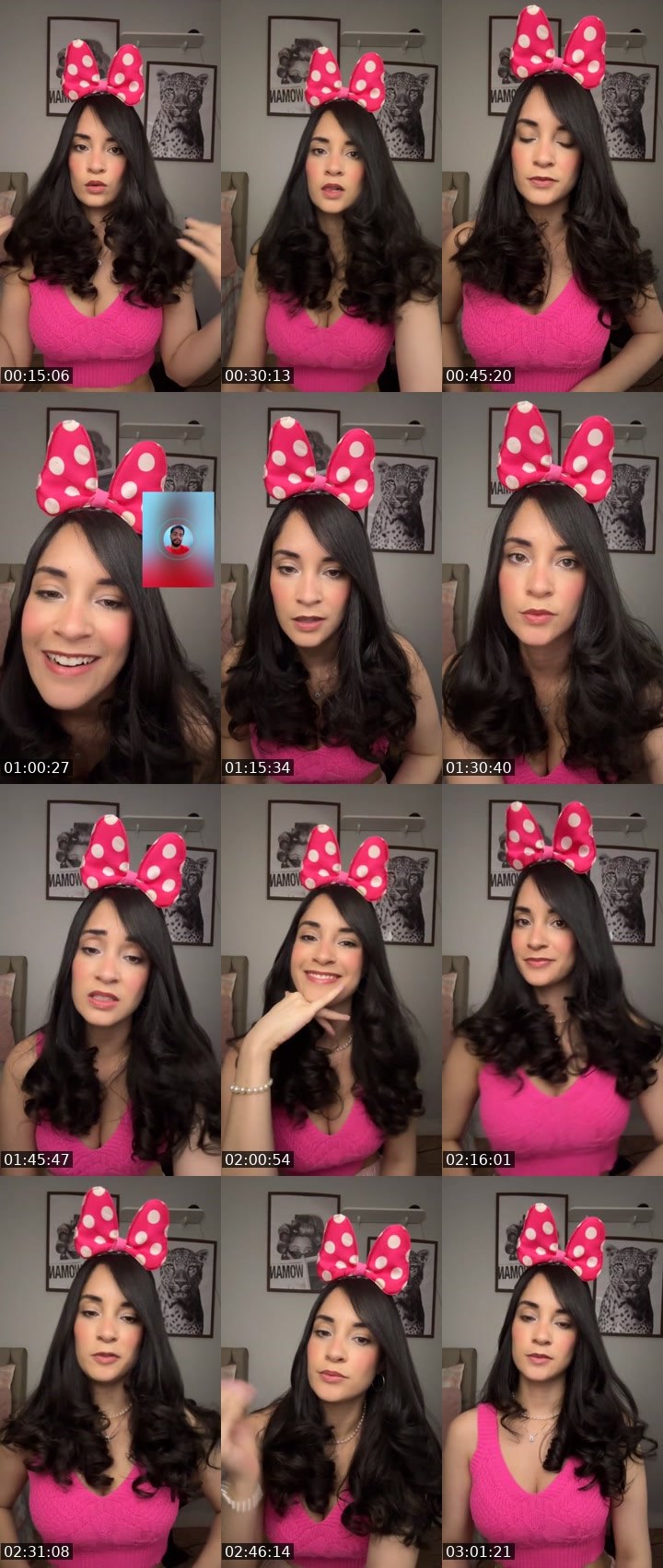 Contact-sheet preview of 🫧Mandy🐆's Liveme recording