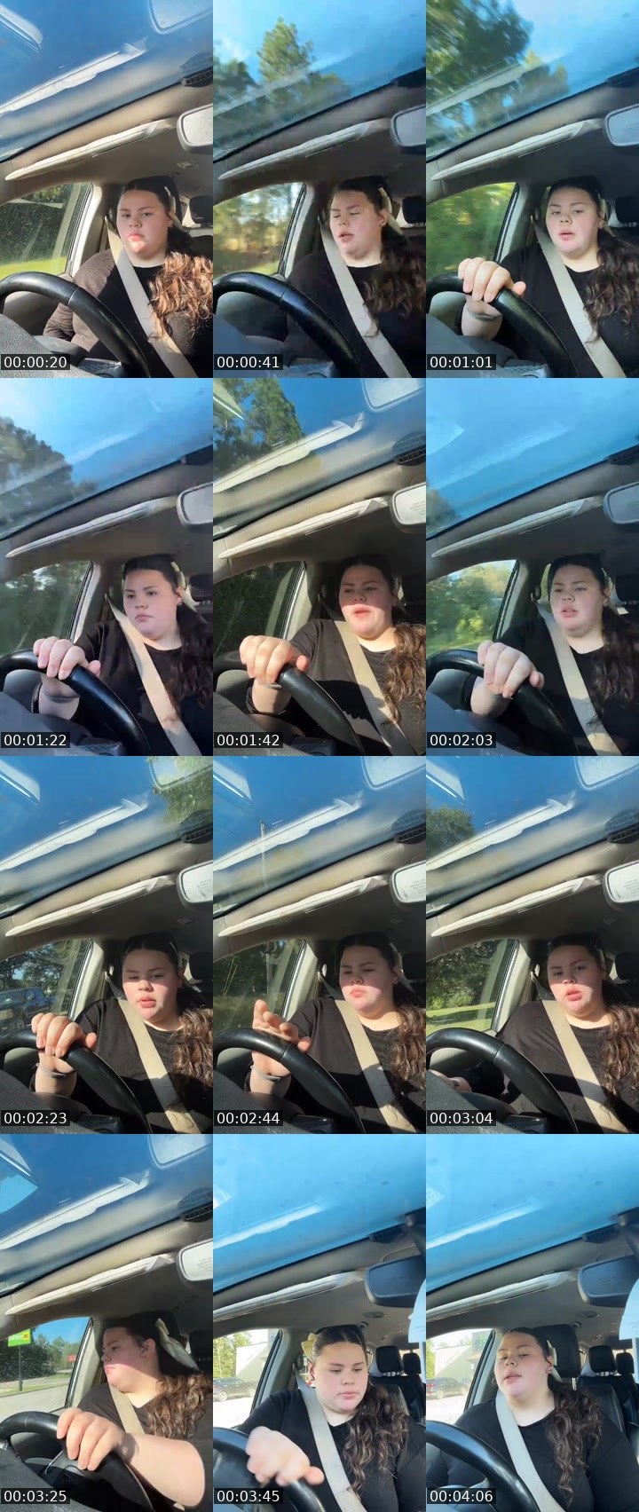 Contact-sheet preview of Princess peach's Liveme recording