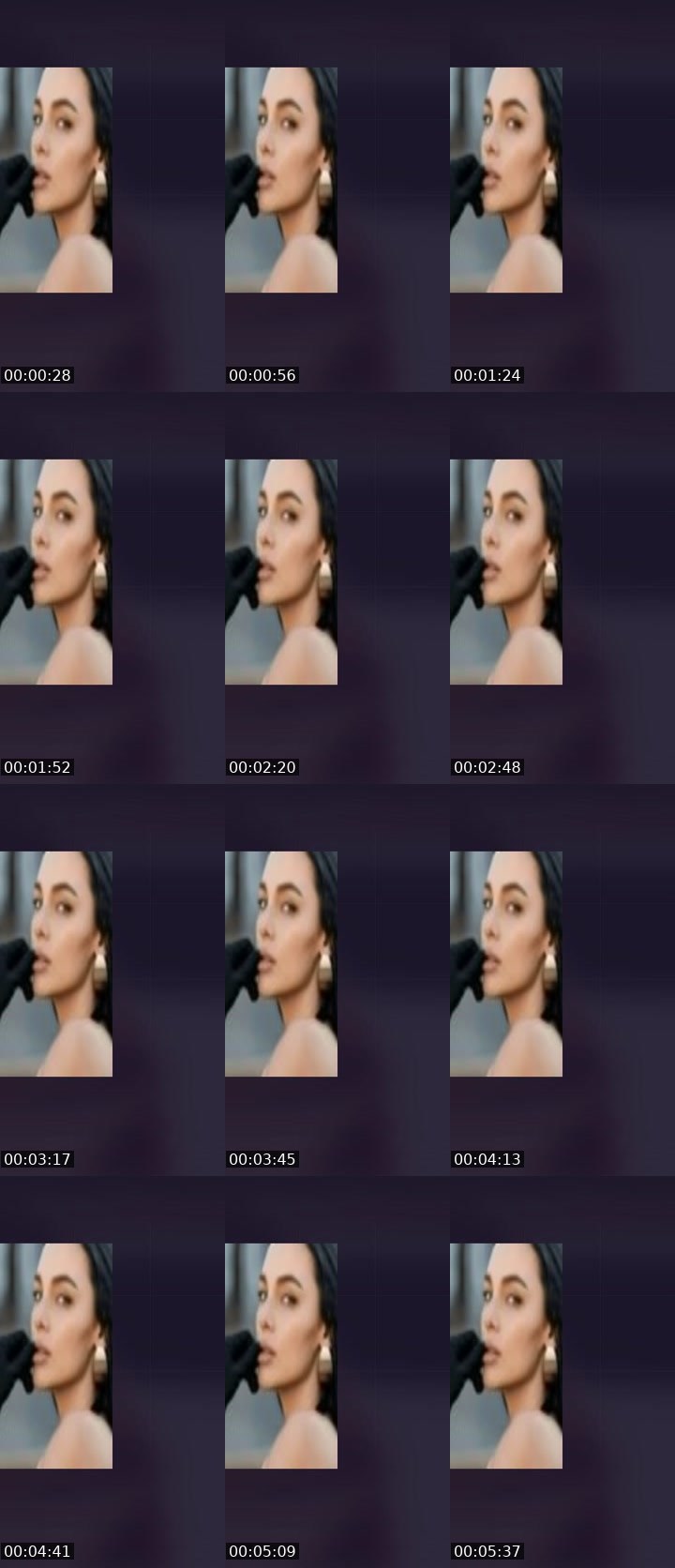 Contact-sheet preview of Julie 💋's Liveme recording