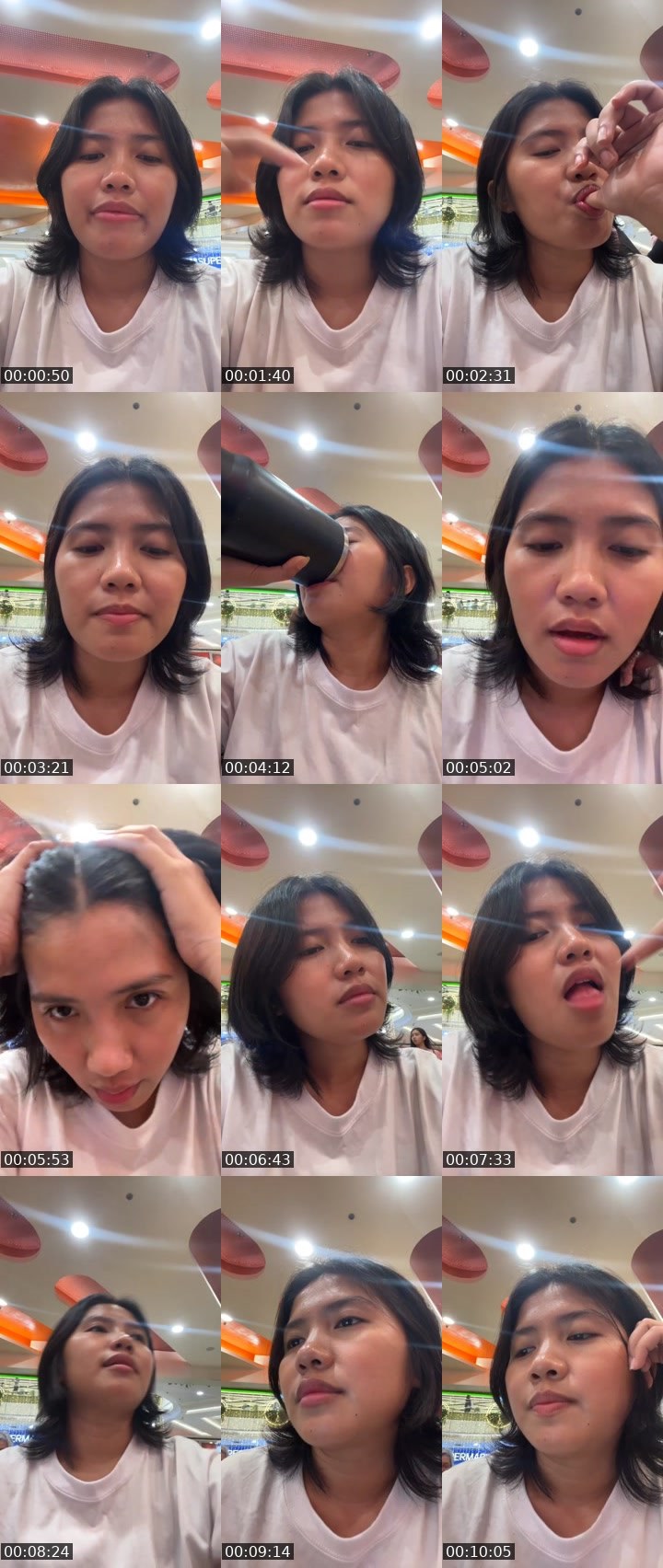 Contact-sheet preview of ᴵᴬ💎Zyra🌷's Liveme recording