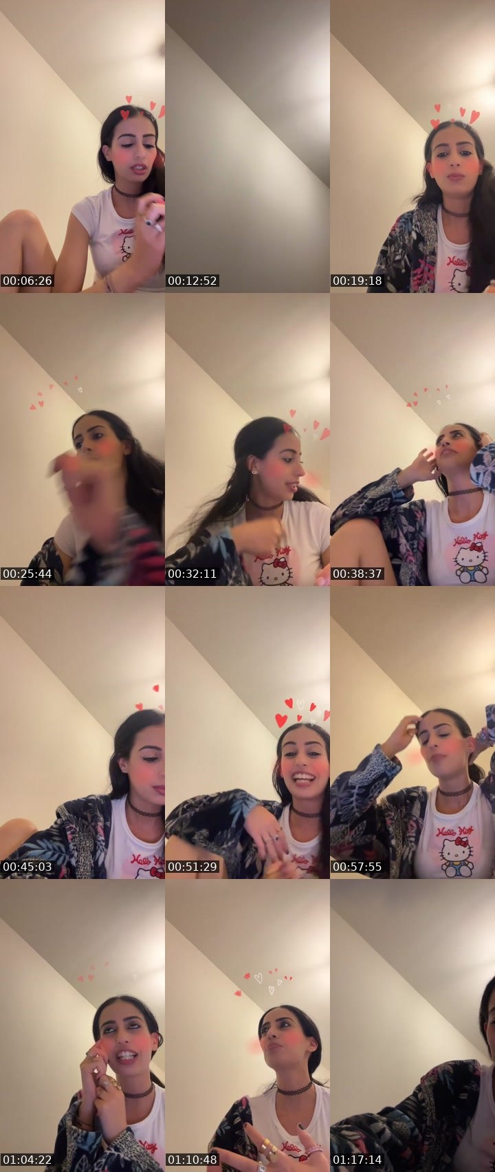Contact-sheet preview of 𝐌𝐘𝐒𝐓𝐄𝐑𝐘 🐝's Liveme recording