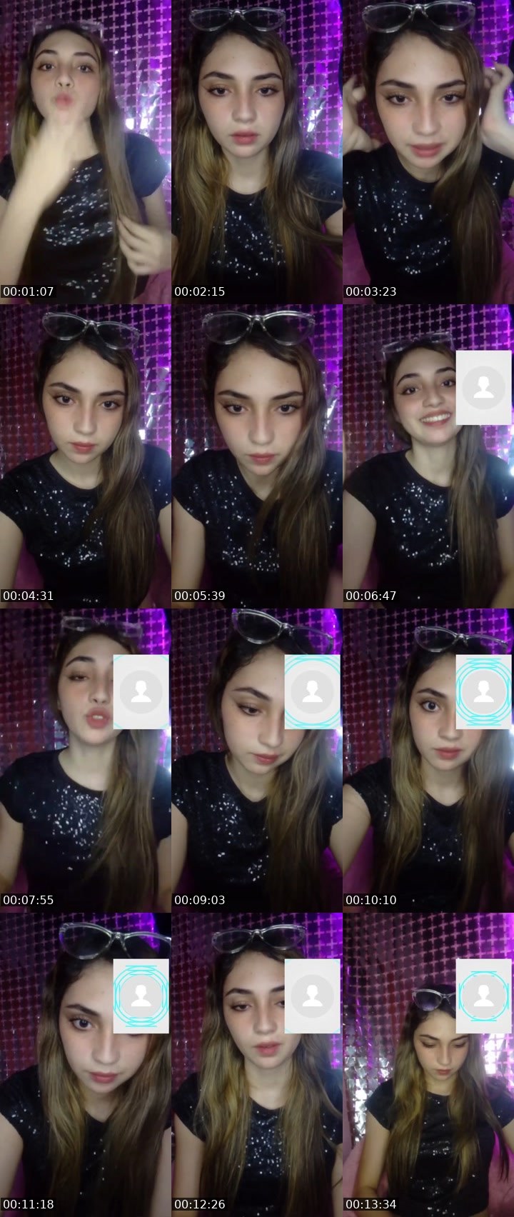 Contact-sheet preview of Afrodita👑's Liveme recording