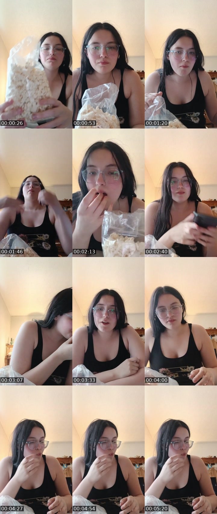Contact-sheet preview of kera_marie19's Liveme recording