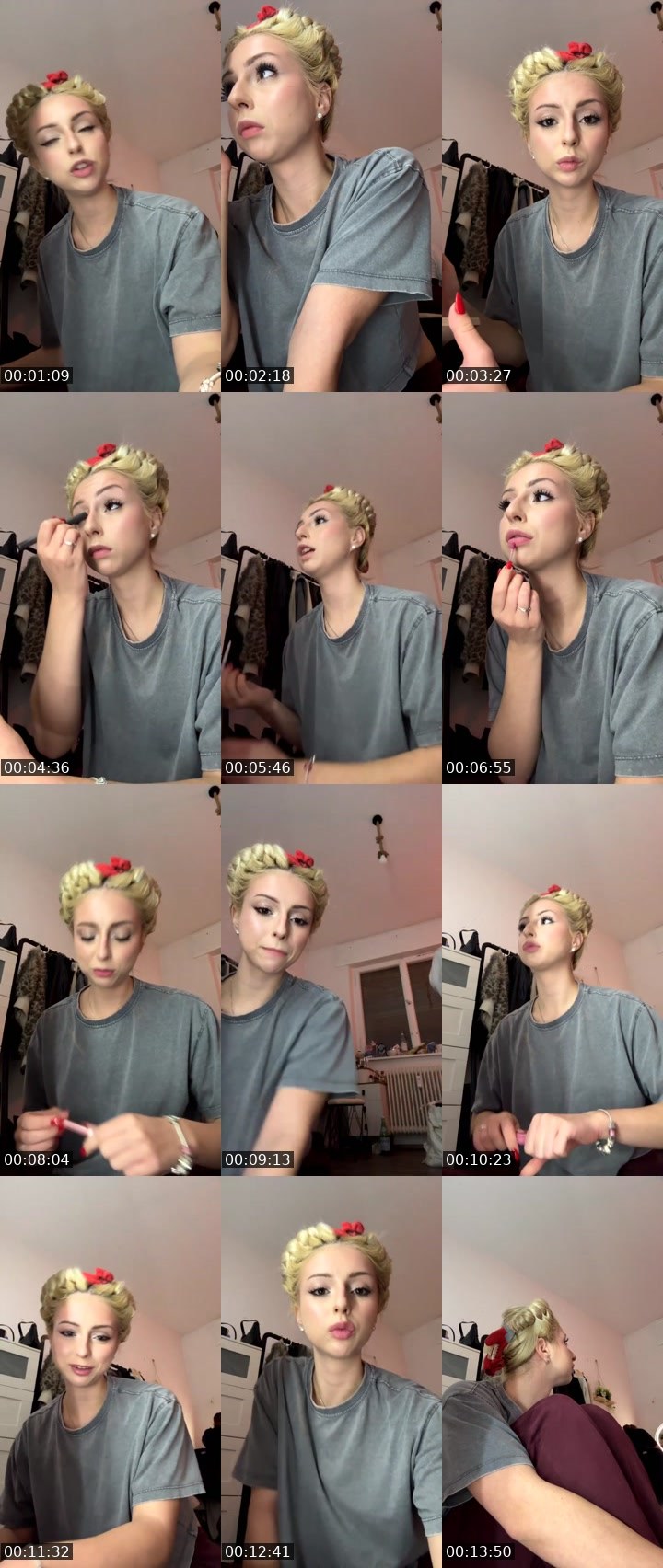 Contact-sheet preview of Dariaaa 🎀🧚‍♀️'s Liveme recording