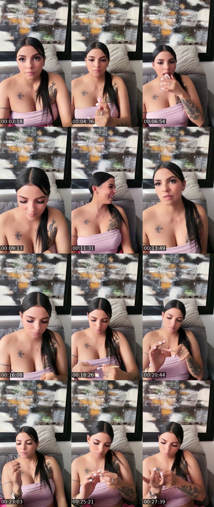 Contact-sheet preview of 🫧Andrea's Liveme recording