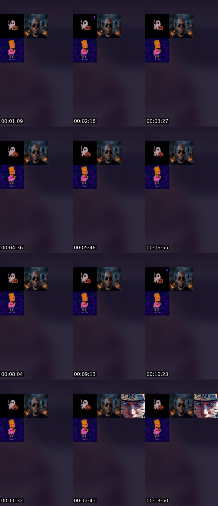 Contact-sheet preview of 東京 ♡'s Liveme recording