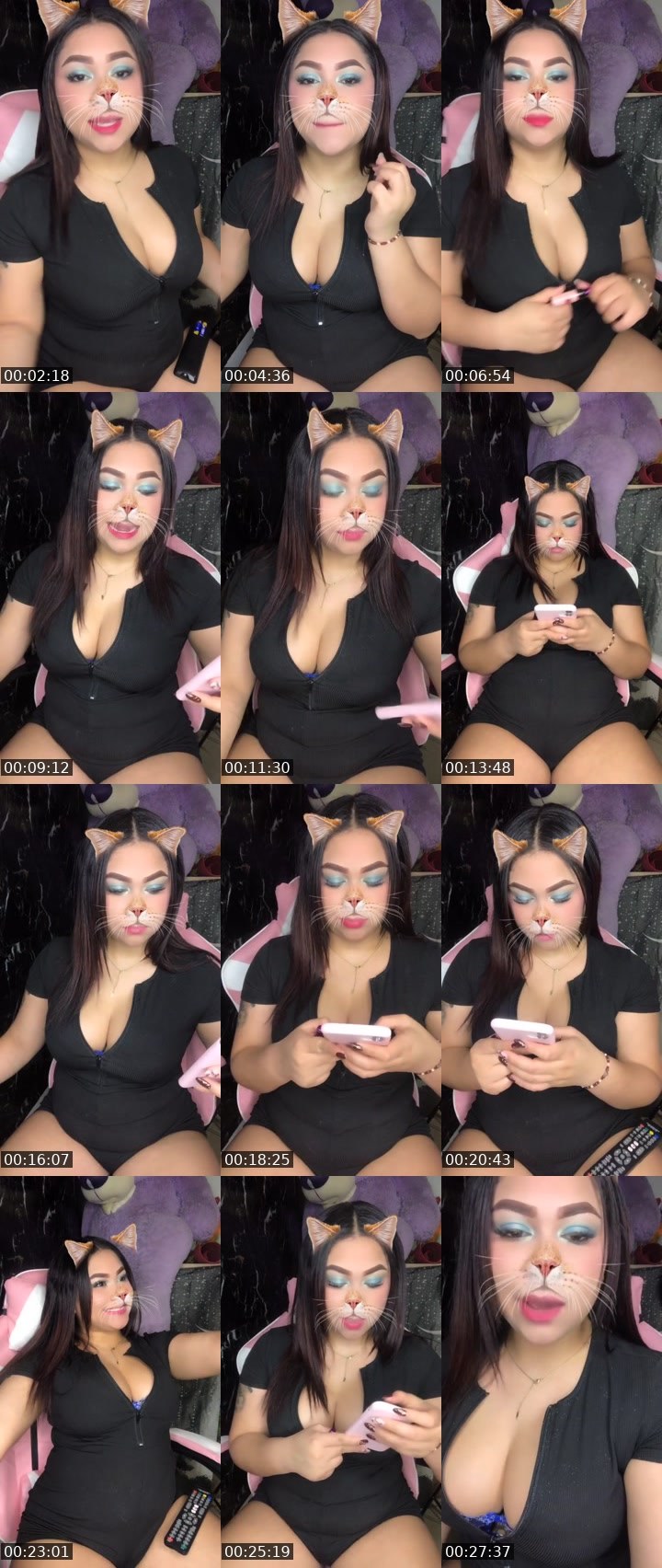 Contact-sheet preview of 🦋🐬sofi✰Lღ🦋🎭's Liveme recording