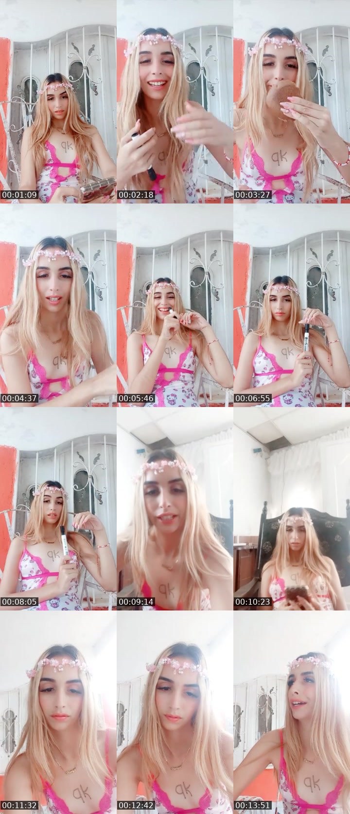 Contact-sheet preview of 🌖⋆Danna 50k👸🏼💘's Liveme recording