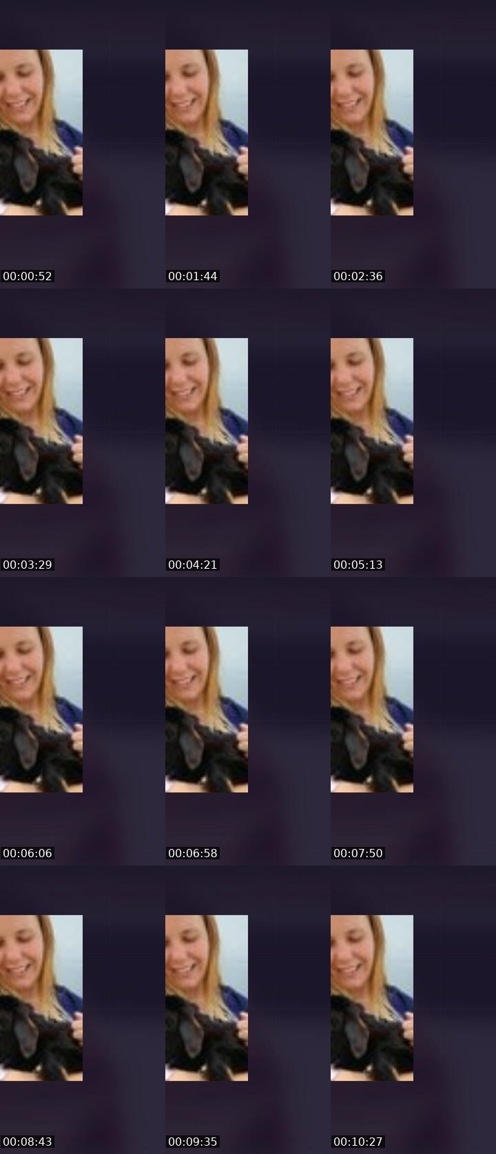 Contact-sheet preview of Dana..'s Liveme recording
