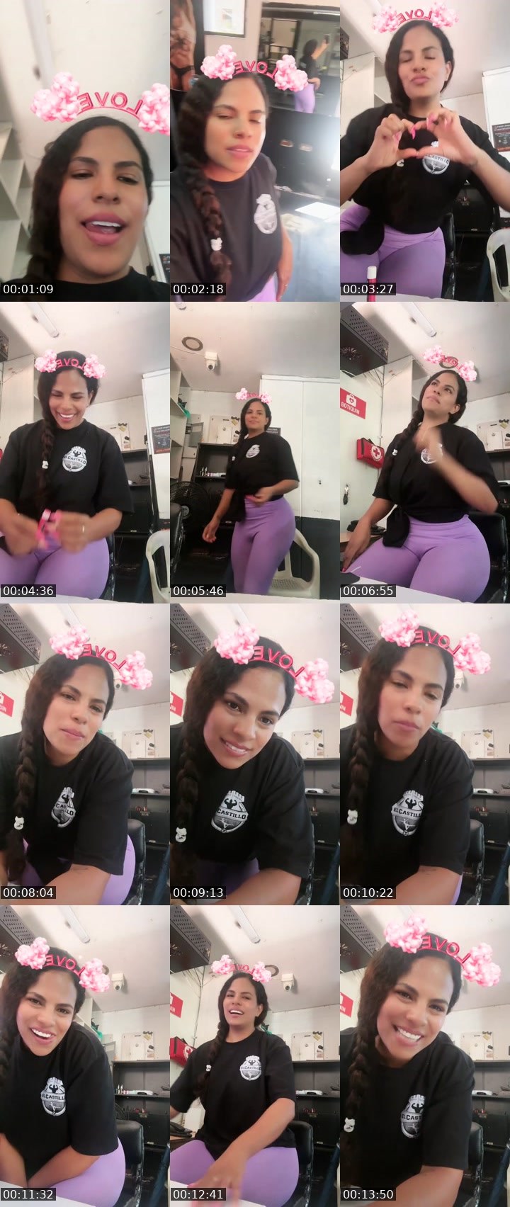 Contact-sheet preview of Katy mi love ☁️❤️🥰's Liveme recording