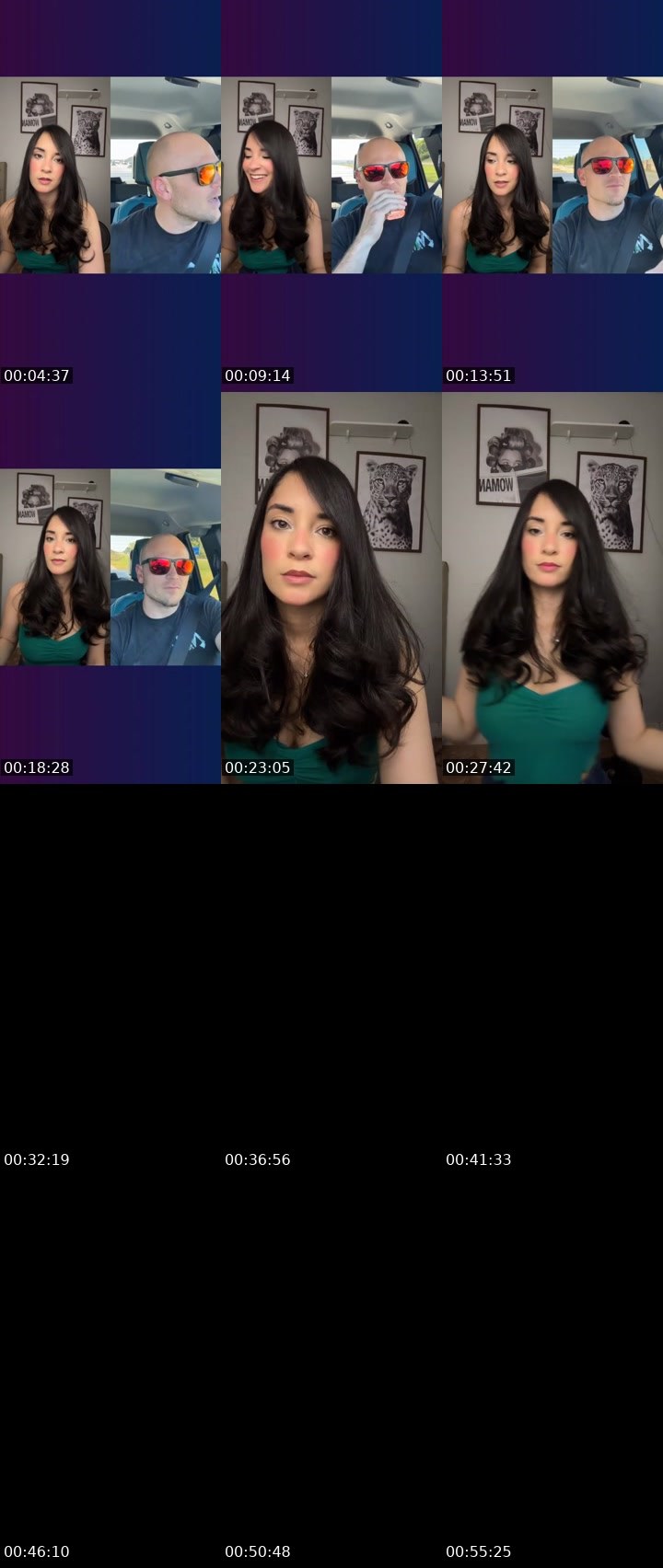 Contact-sheet preview of 🫧Mandy🐆's Liveme recording
