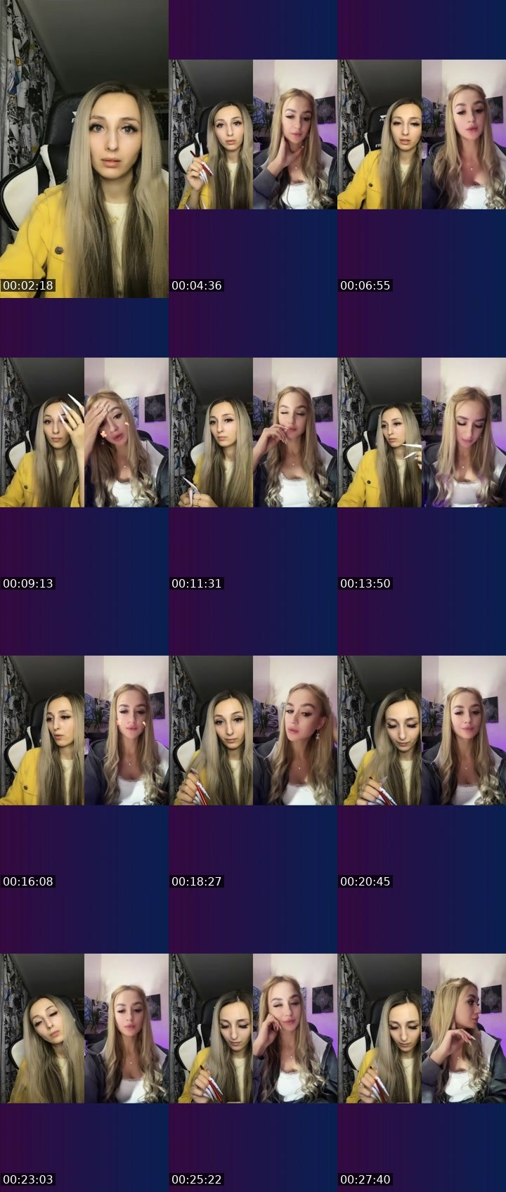 Contact-sheet preview of 🐺ŞKAŃÐI🐺's Liveme recording