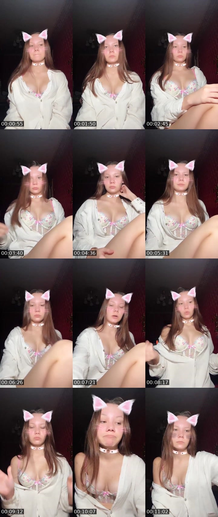 Contact-sheet preview of 🪐 𝐍𝐢𝐤𝐮𝐬𝐲𝐚 🐾's Liveme recording