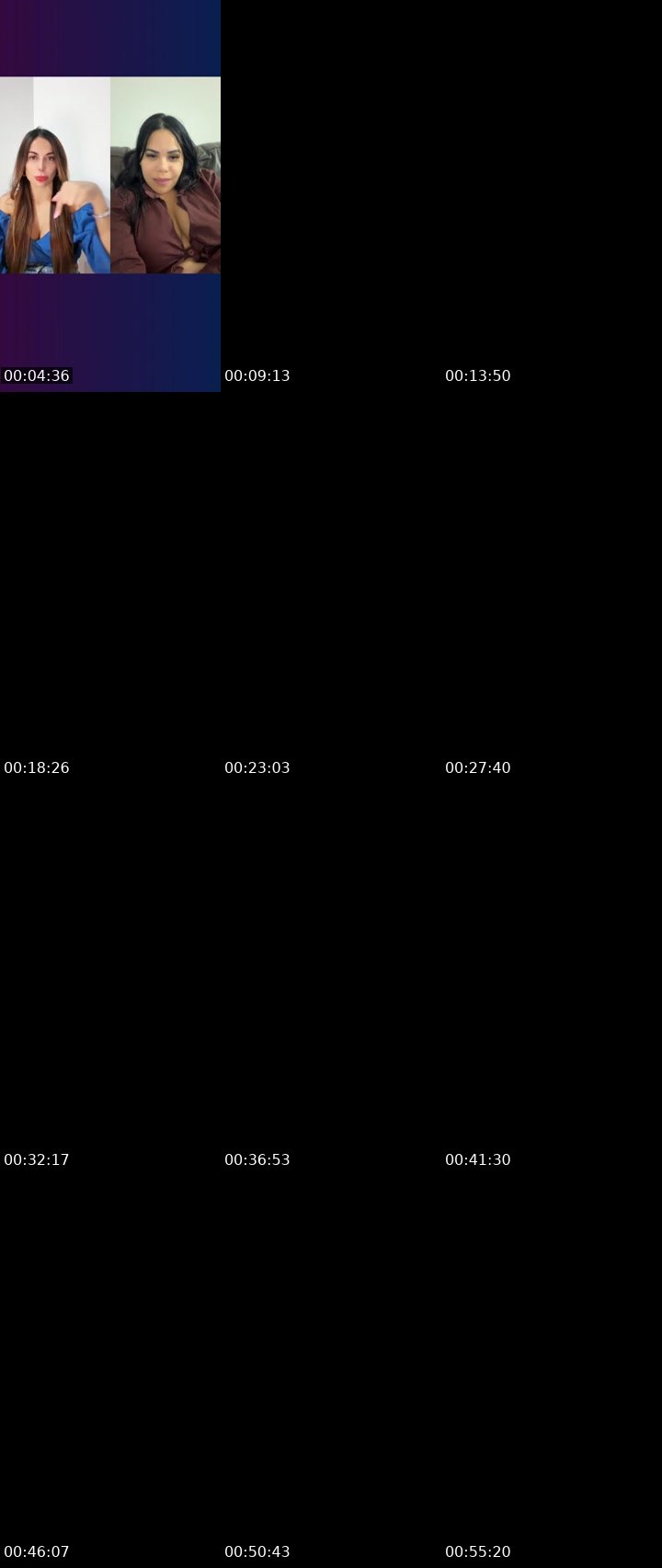 Contact-sheet preview of Maeva 🥂's Liveme recording