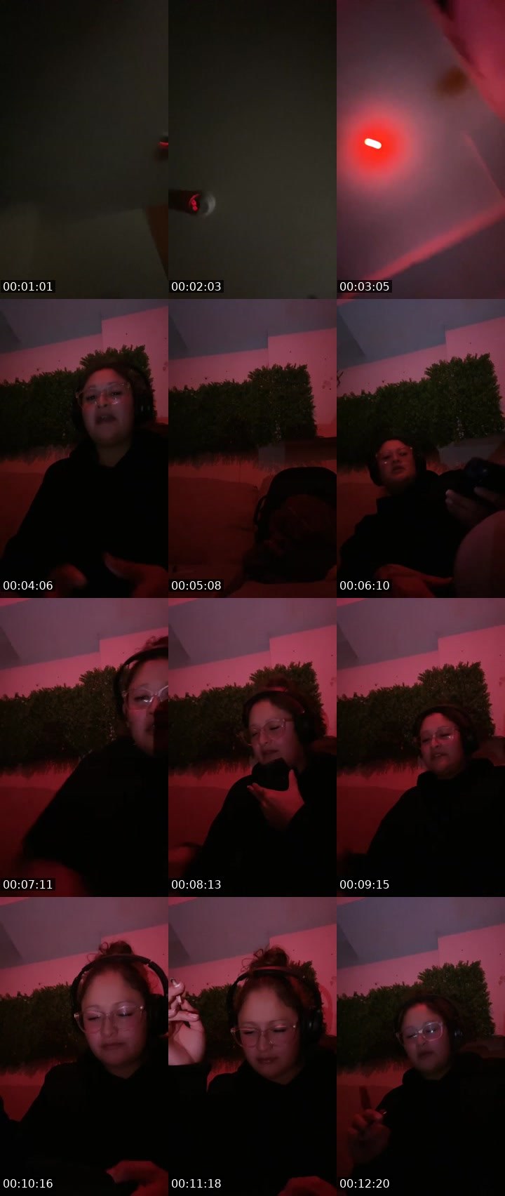 Contact-sheet preview of ♚𝕯𝔦meֆ♡'s Liveme recording