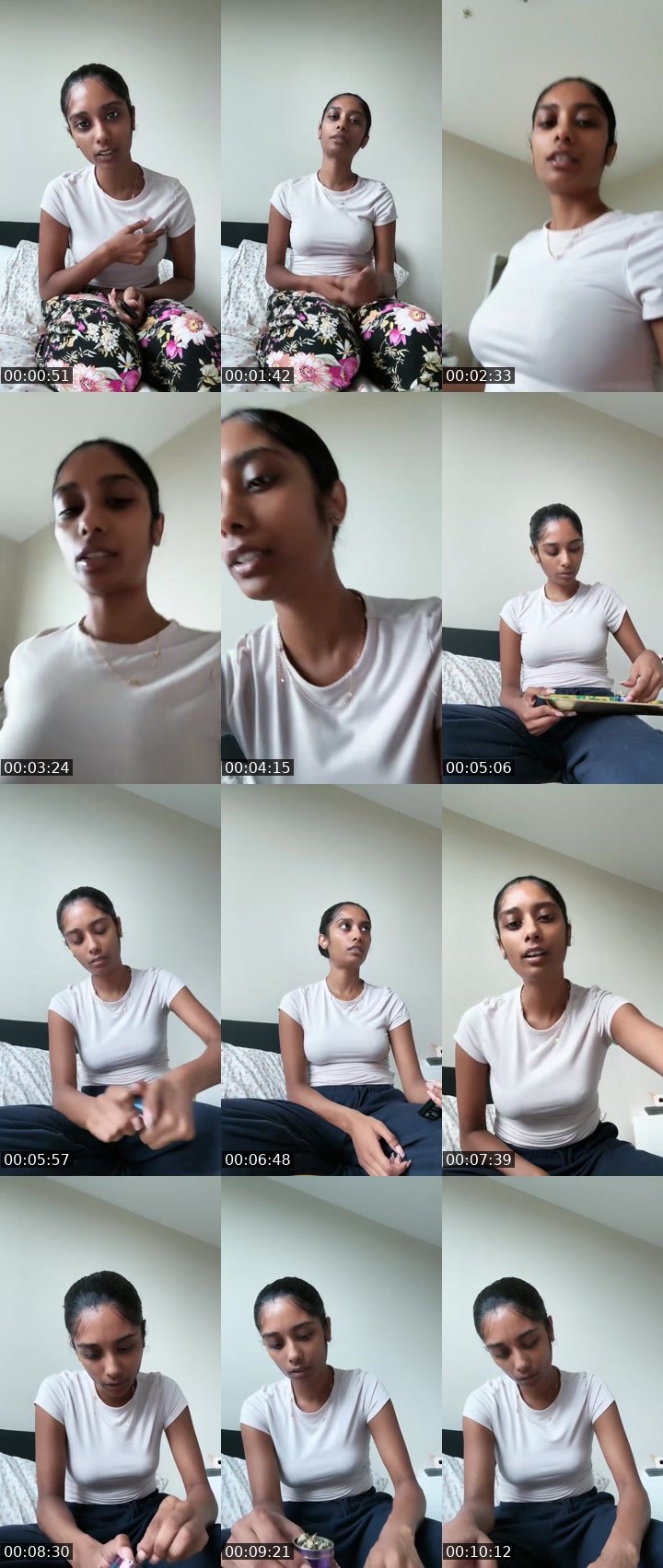 Contact-sheet preview of Starlight's Liveme recording