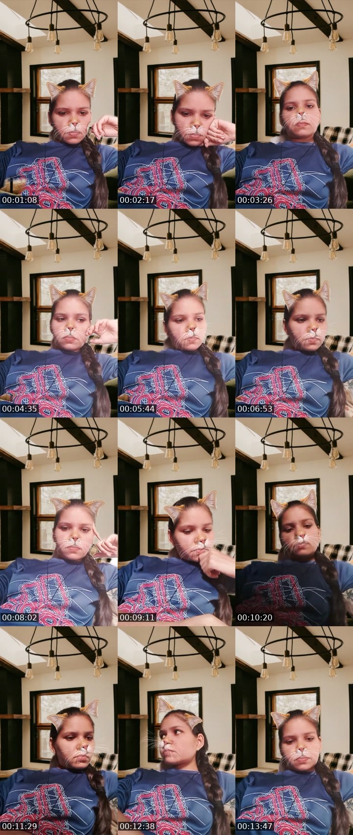 Contact-sheet preview of ⚜️Moon🌙🩵💯's Liveme recording