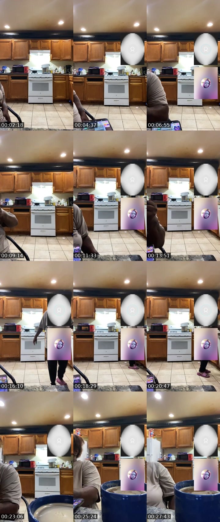 Contact-sheet preview of Bossykim omg's Liveme recording