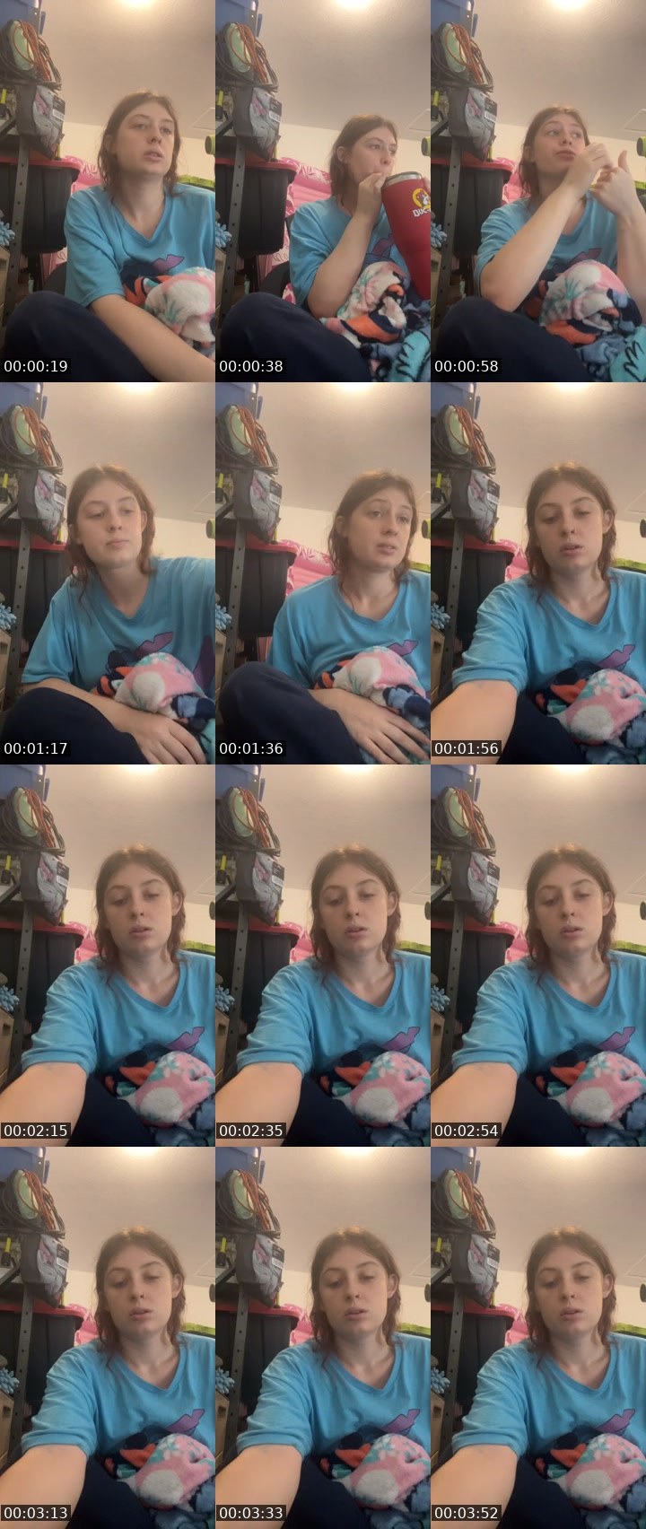 Contact-sheet preview of Bbyface_Nessa🖕🏽's Liveme recording