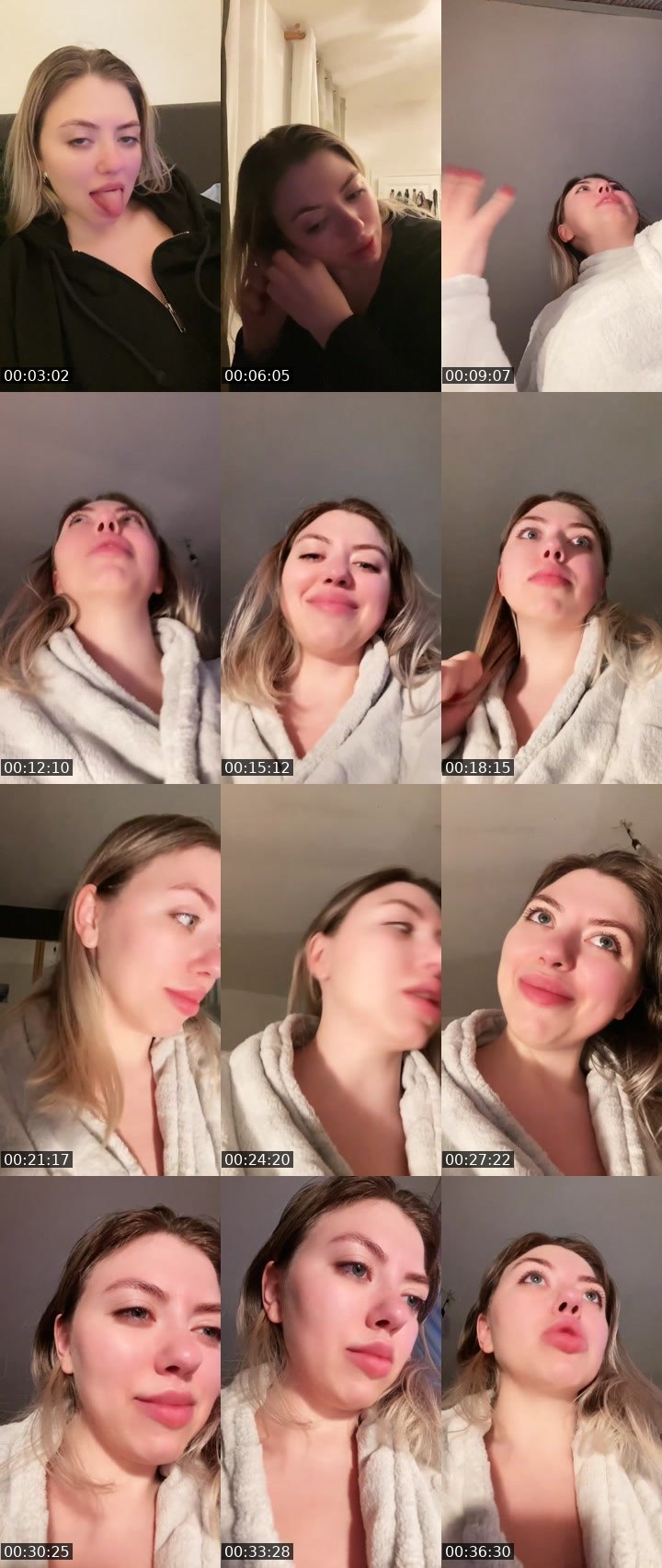 Contact-sheet preview of 𝓜iss 𝓕ebruary🌬️🍂's Liveme recording