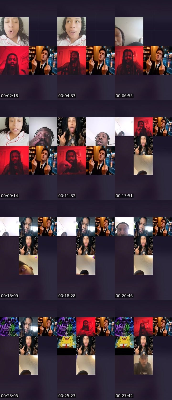 Contact-sheet preview of ꧁✨3мρя3ѕѕ✨꧂'s Liveme recording