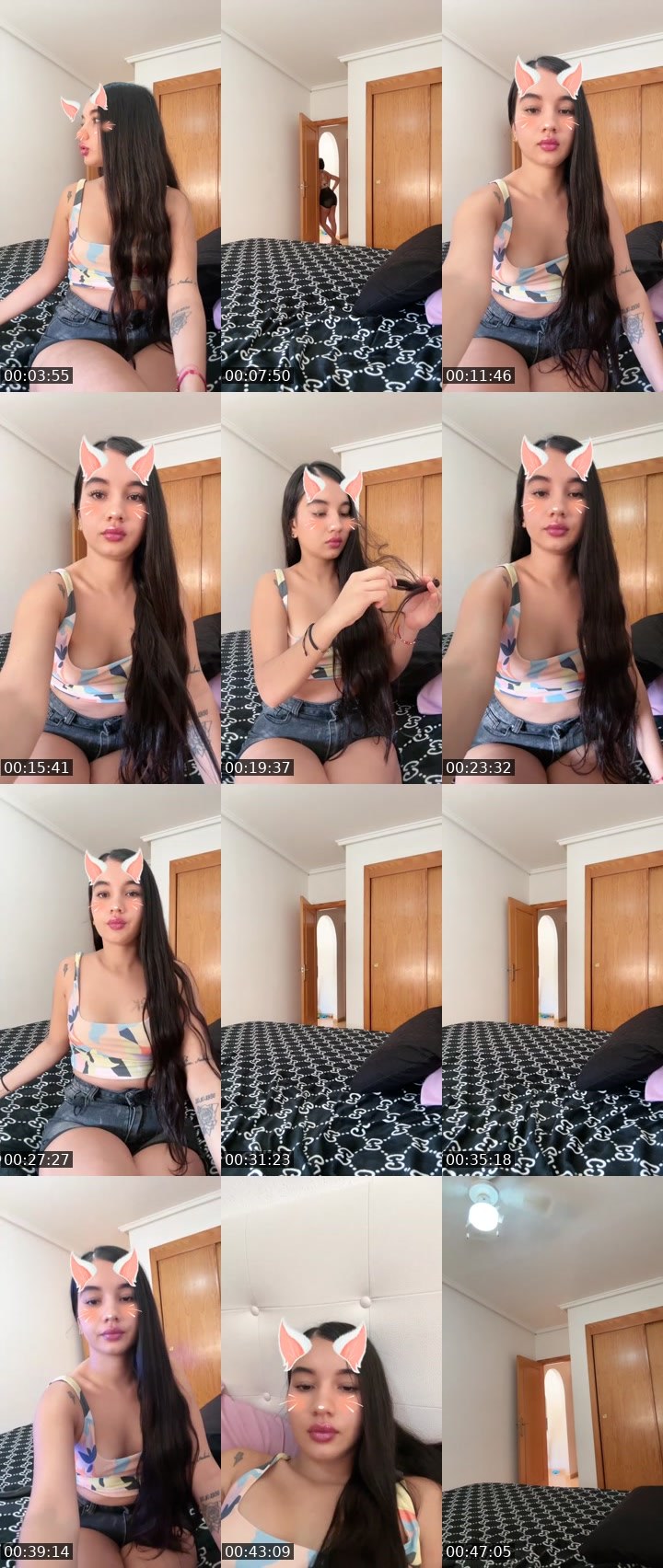 Contact-sheet preview of ✨🌩️𝓛𝓮𝓲𝓭𝔂❤️‍🔥✨'s Liveme recording