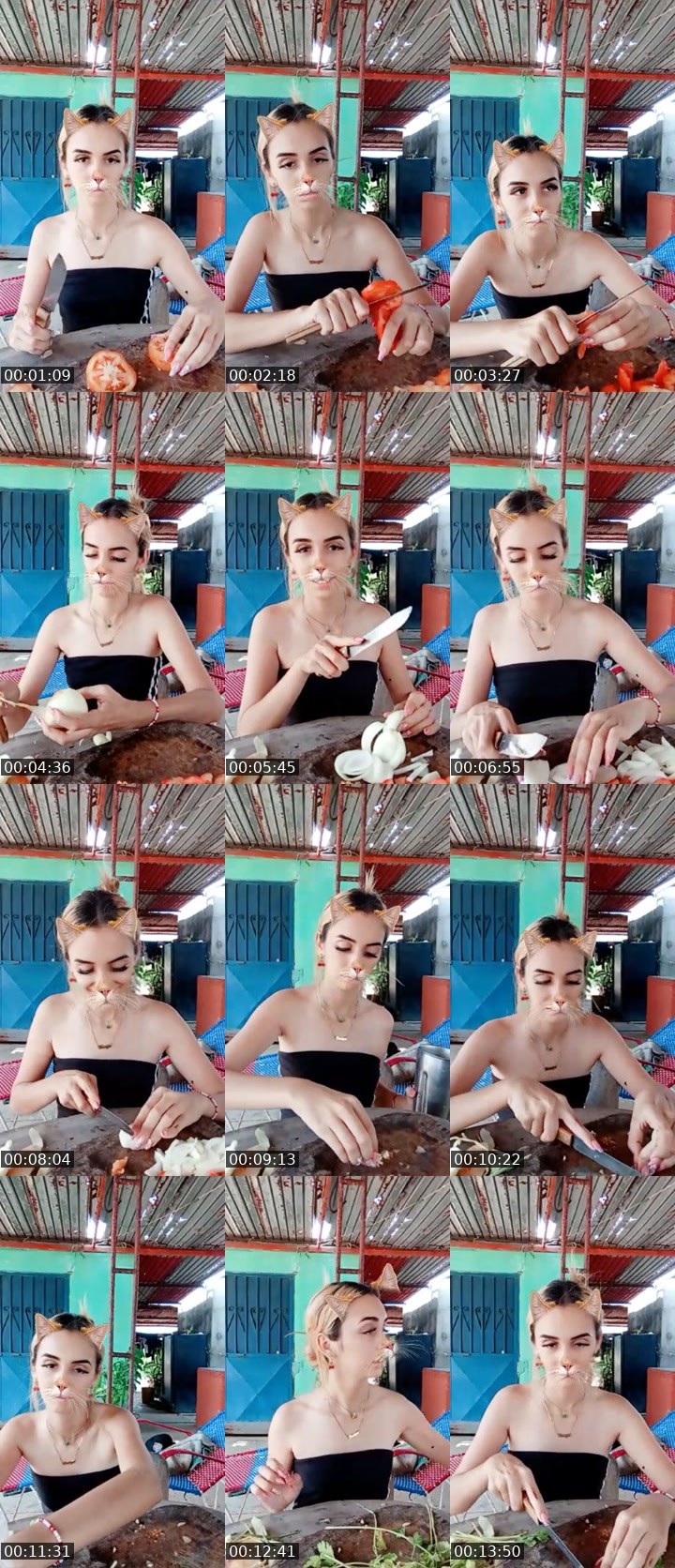 Contact-sheet preview of 🌖⋆Danna 50k👸🏼💘's Liveme recording