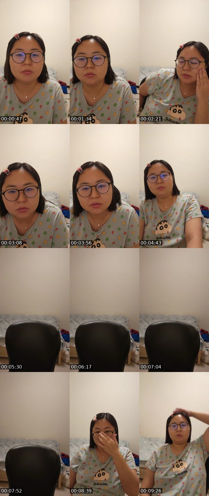 Contact-sheet preview of 正能量小姐姐's Liveme recording