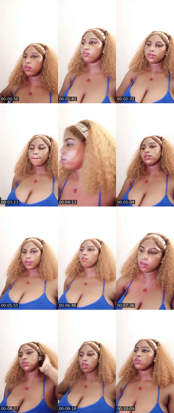 Contact-sheet preview of Caramel 🏦's Liveme recording