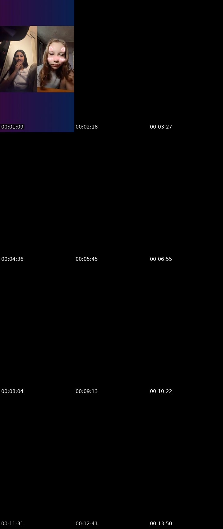 Contact-sheet preview of gigi888's Liveme recording