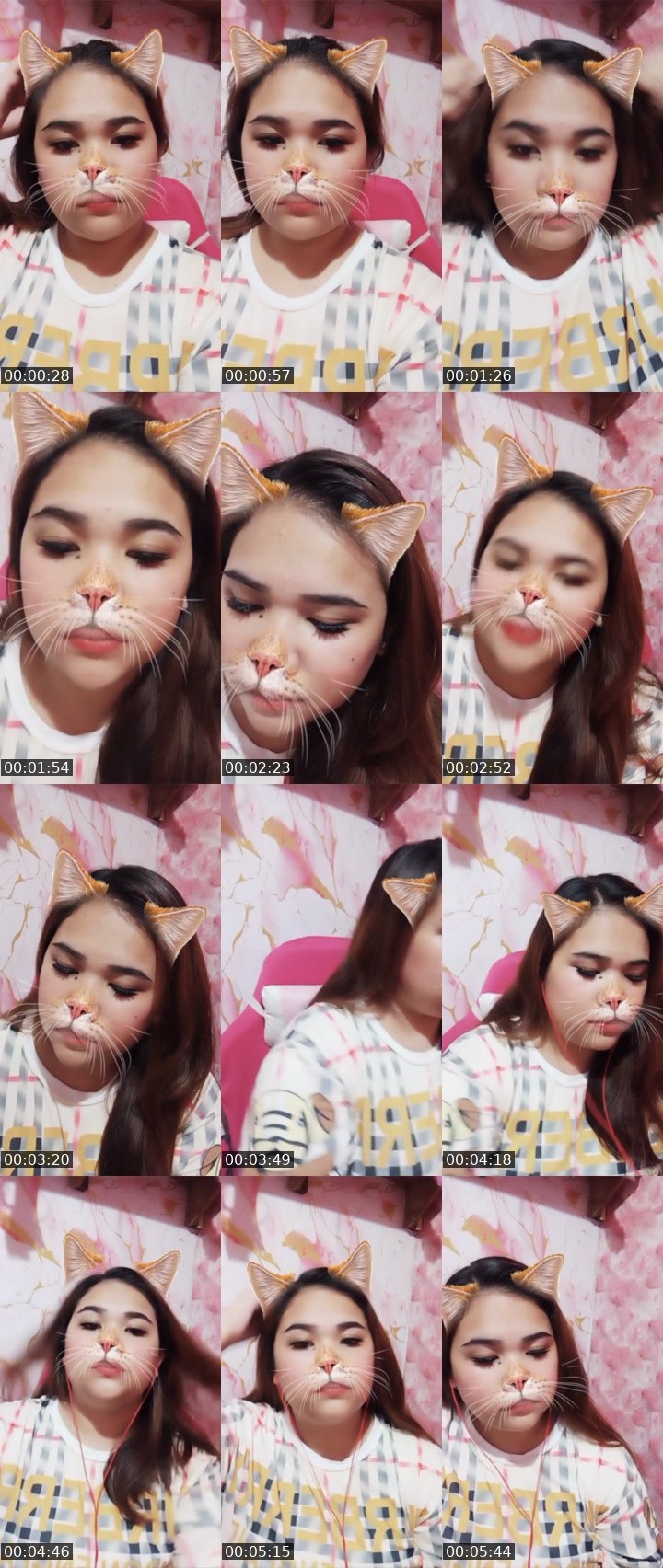 Contact-sheet preview of 12.5k👸sweet㋡🍂's Liveme recording