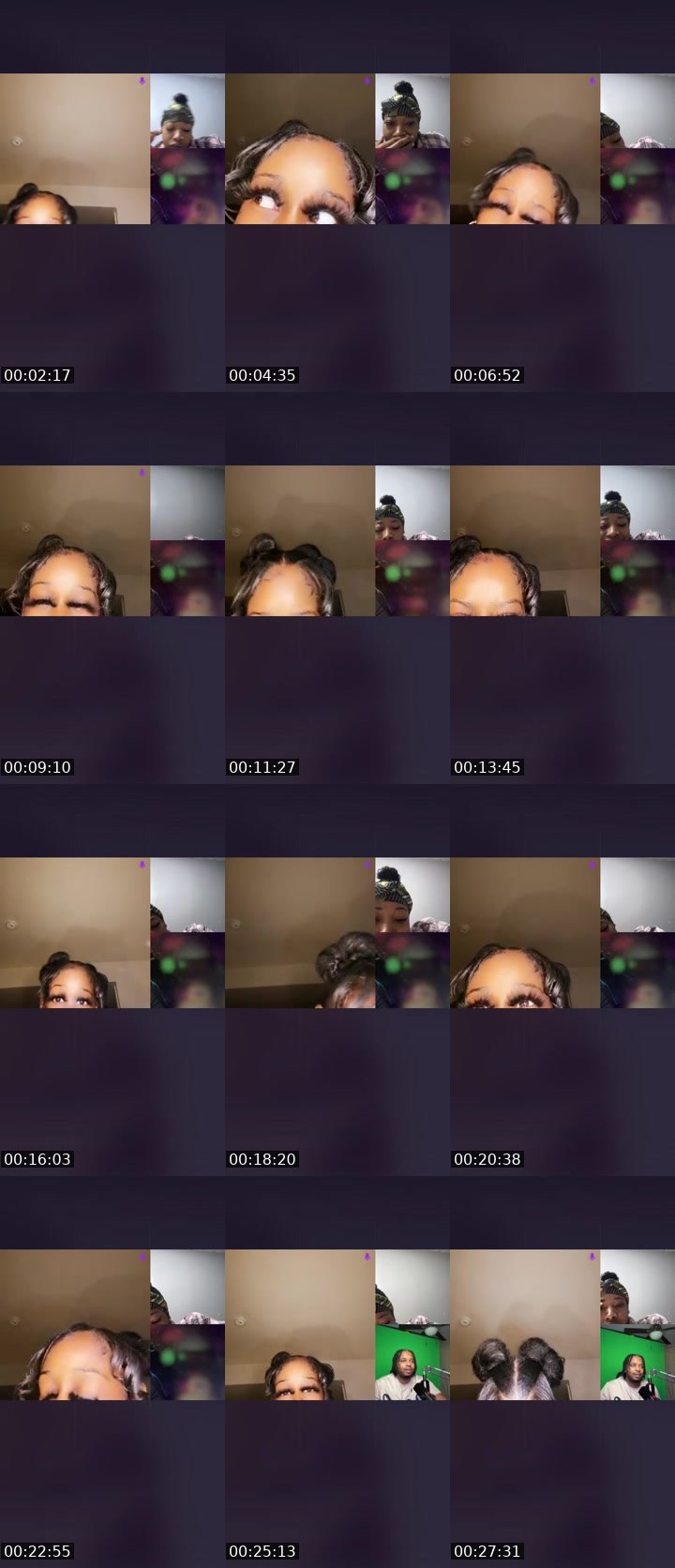 Contact-sheet preview of Nꫀׁׅܻꪀׁׅɑׁׅ֮ 🥀.x🖤.'s Liveme recording