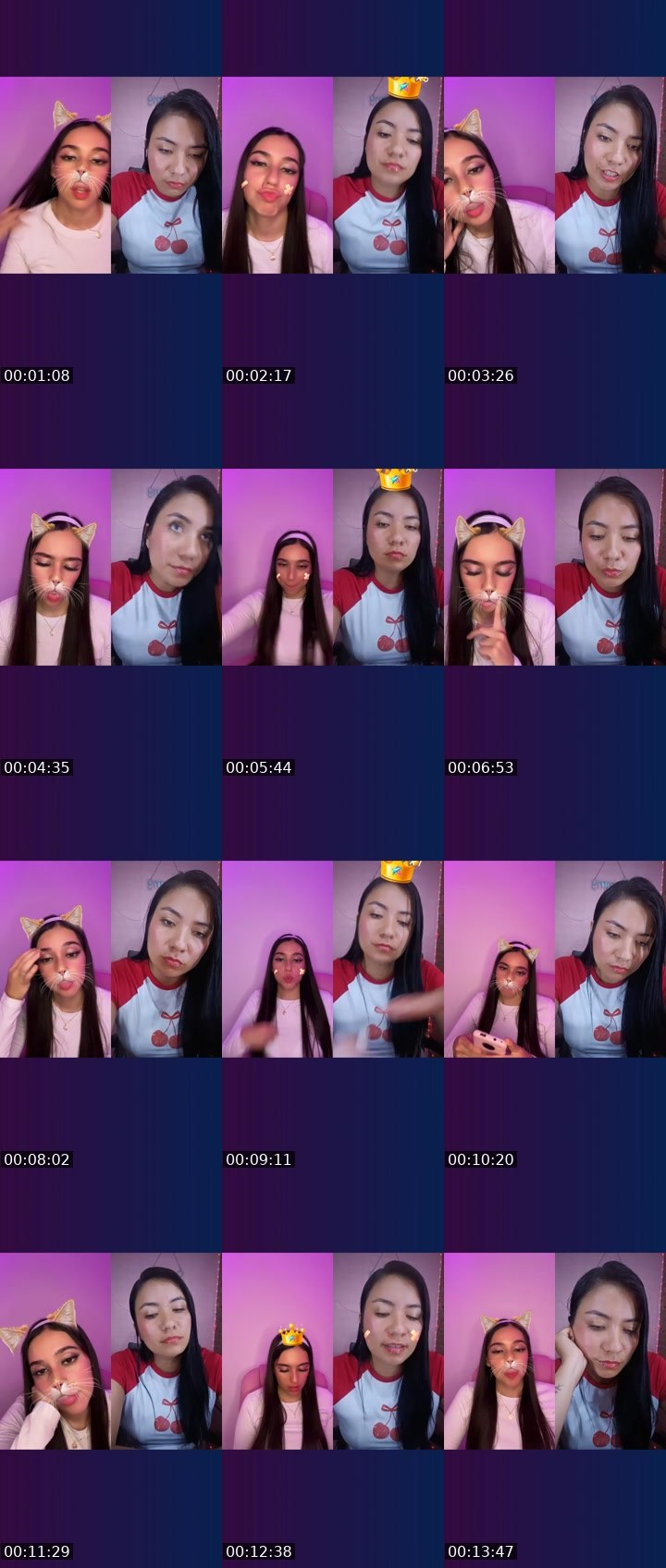 Contact-sheet preview of 🌐🥀𝐋𝐞𝐧𝐧𝐚🌻🍫's Liveme recording