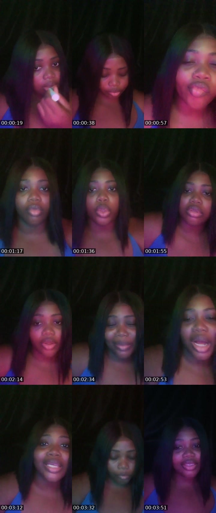 Contact-sheet preview of 🍭𝕀𝕒𝕞𝕄𝕚𝕣𝕒𝕙🤎's Liveme recording
