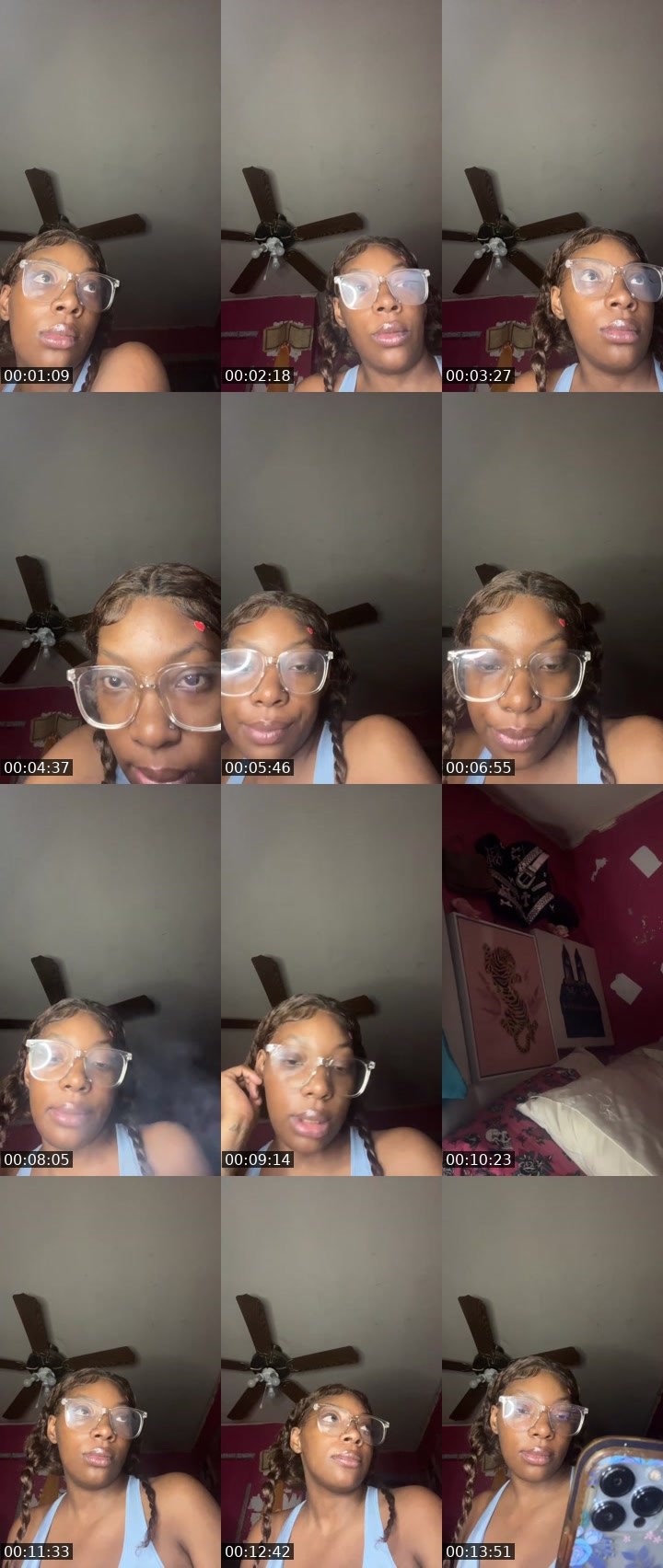 Contact-sheet preview of BrownSugar😍🤎's Liveme recording