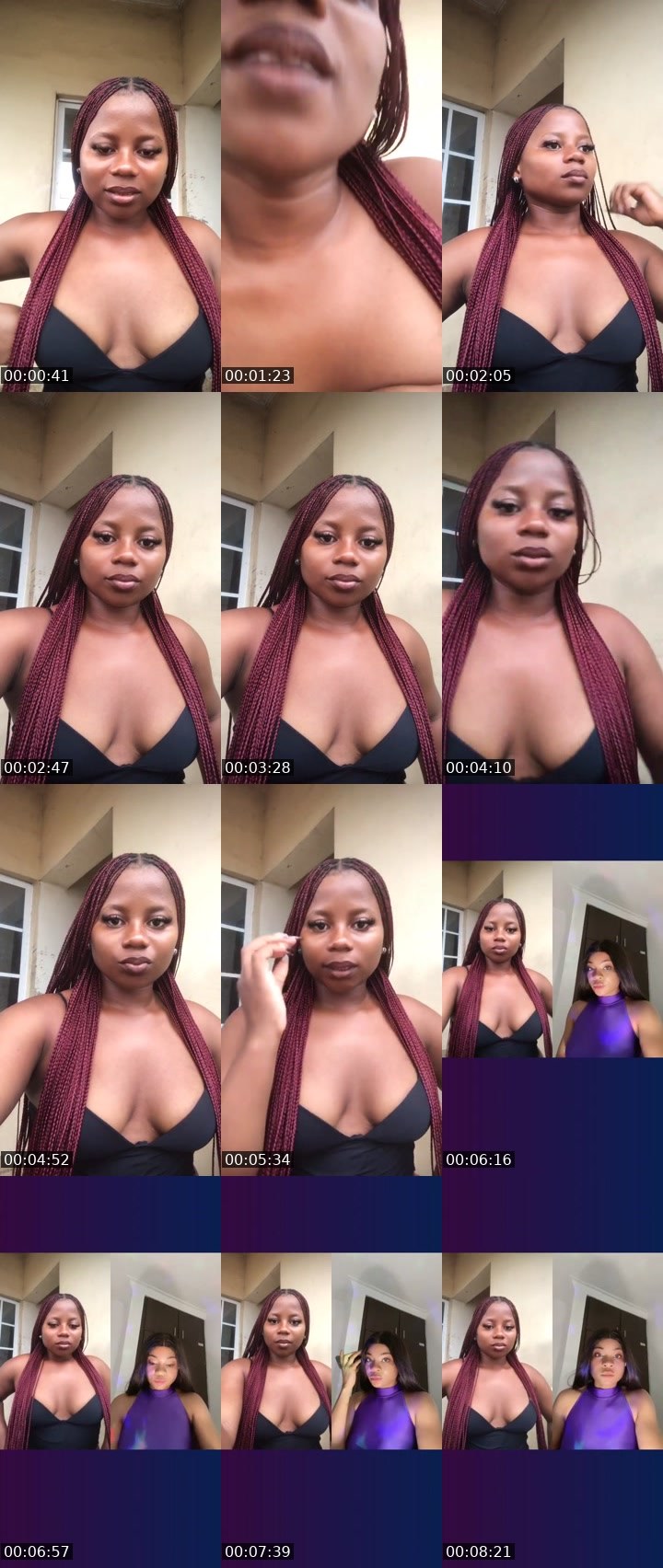 Contact-sheet preview of Your Baby.💋's Liveme recording