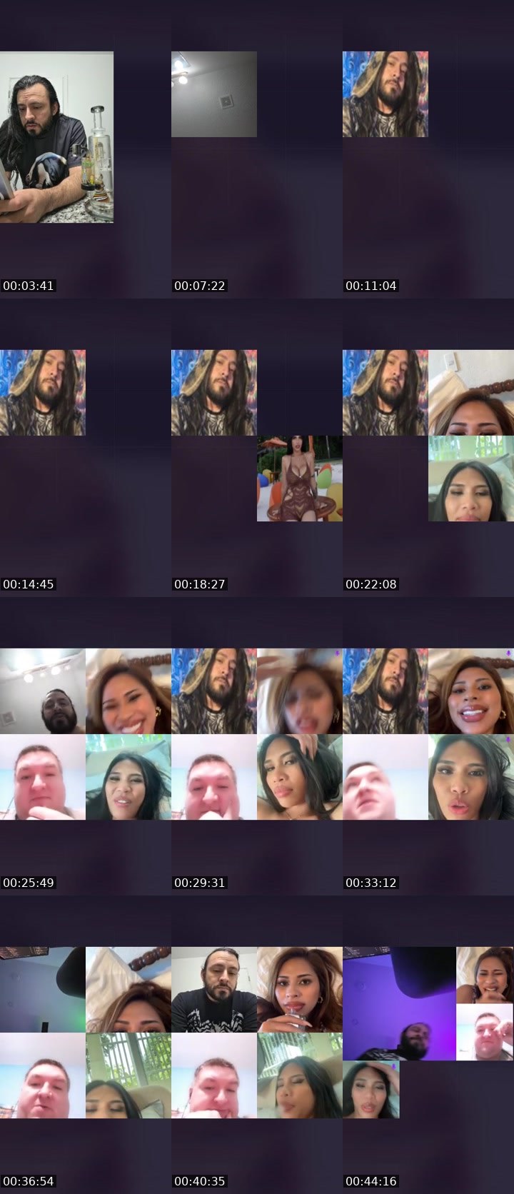Contact-sheet preview of 𝕃ucas 𝕊corpio's Liveme recording