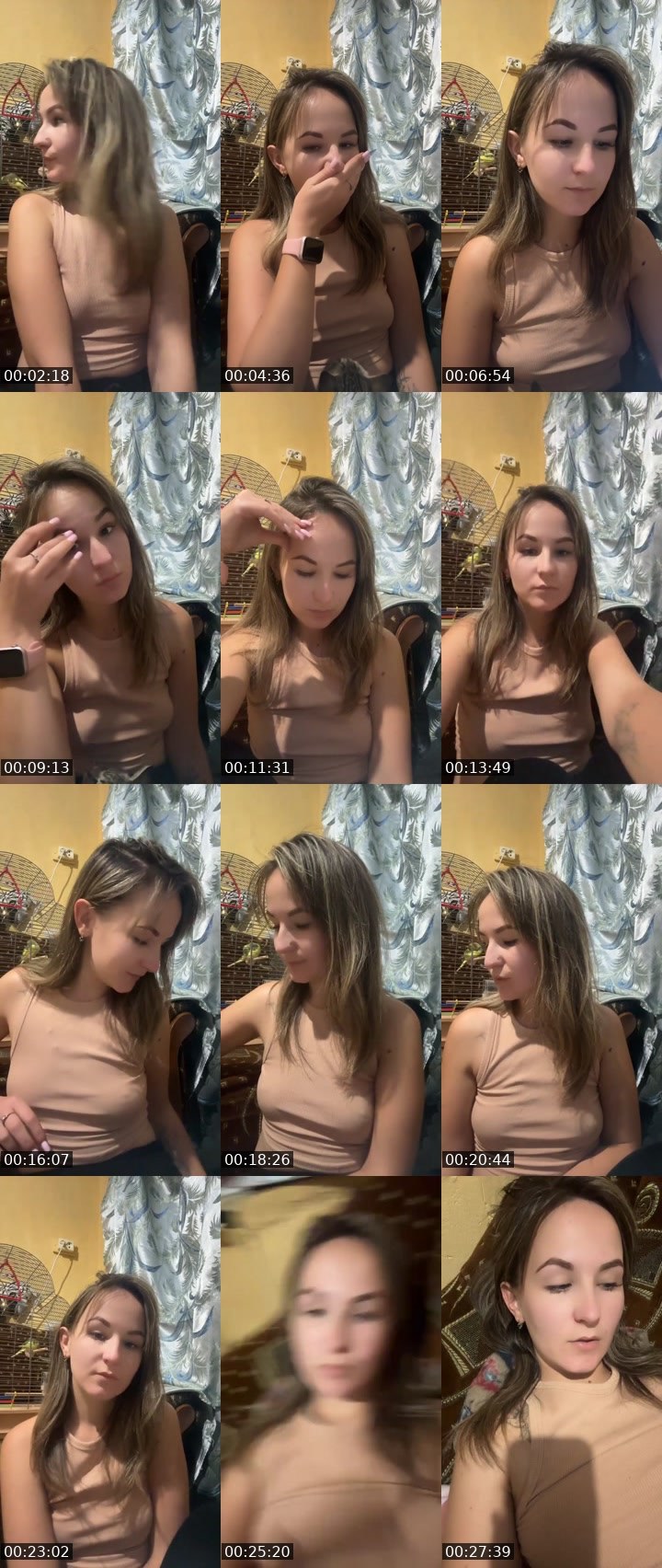 Contact-sheet preview of yanachka 💖🌸✨'s Liveme recording