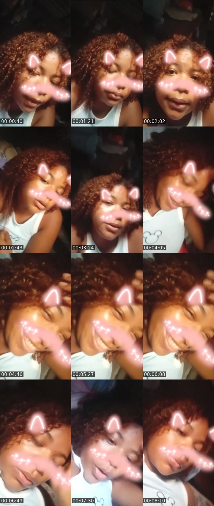 Contact-sheet preview of lucy👑's Liveme recording