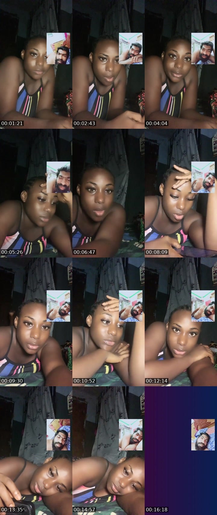 Contact-sheet preview of 🦉⃤ queen 🥹❤️Ž⃤Ť⃤'s Liveme recording
