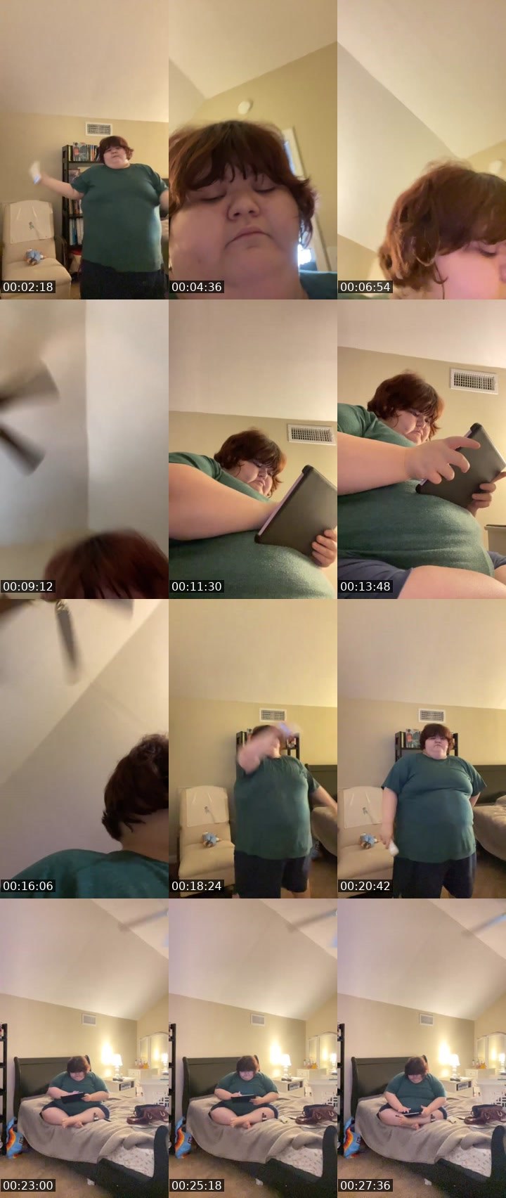 Contact-sheet preview of OctoberFitness's Liveme recording