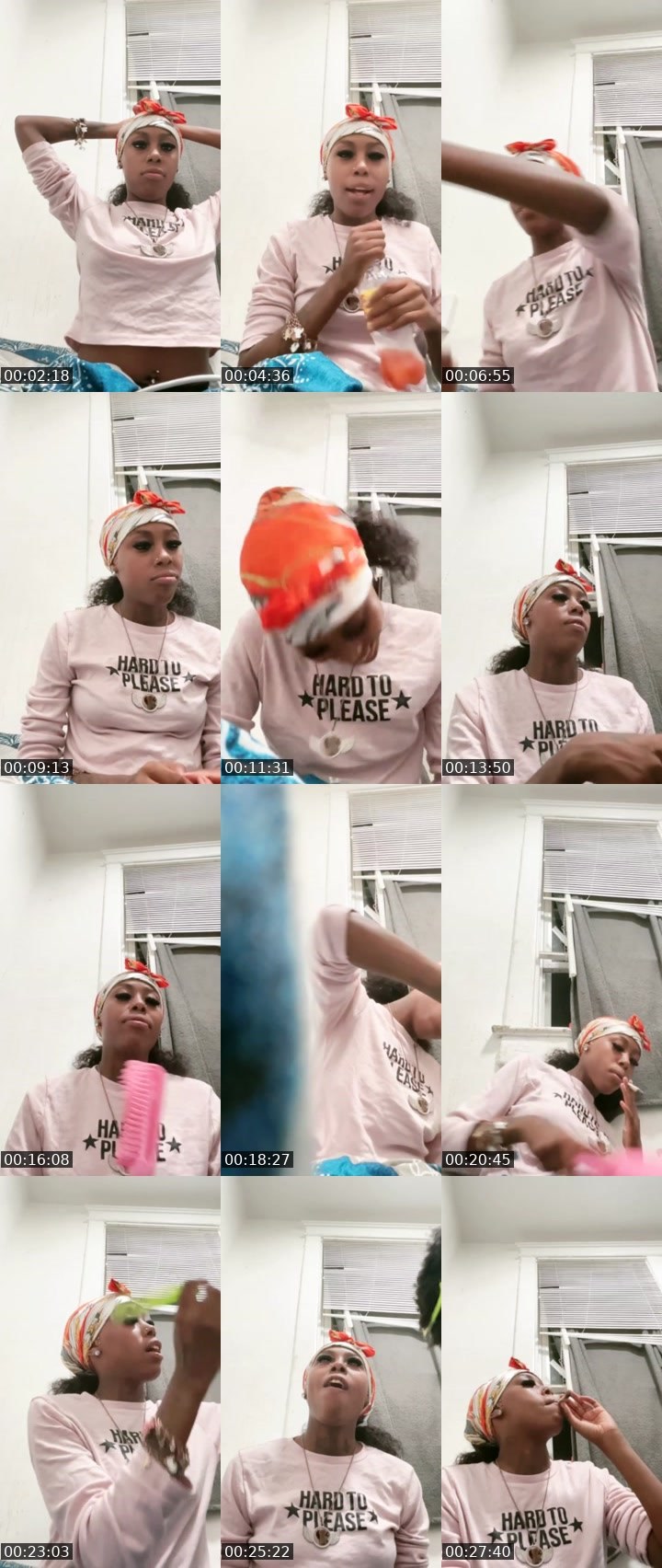 Contact-sheet preview of Msdragggherself's Liveme recording