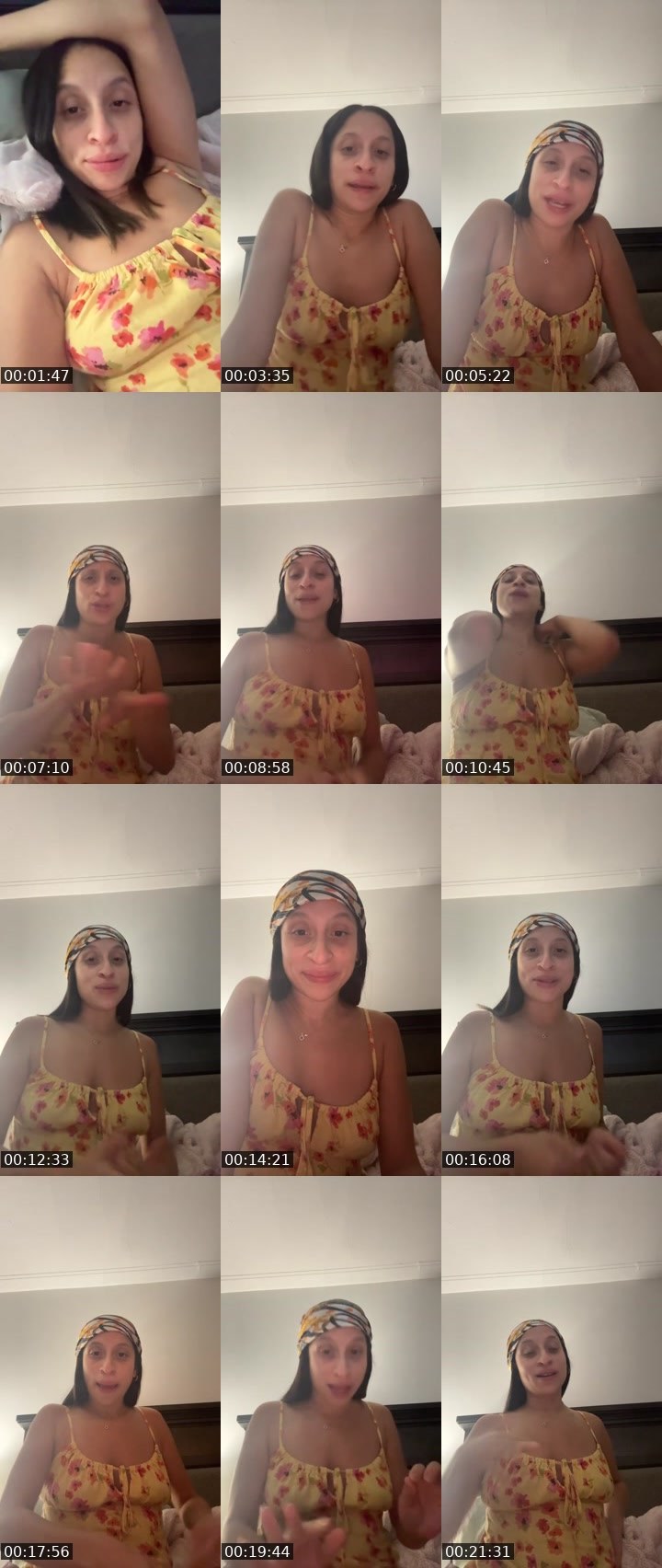 Contact-sheet preview of JulieboO30's Liveme recording