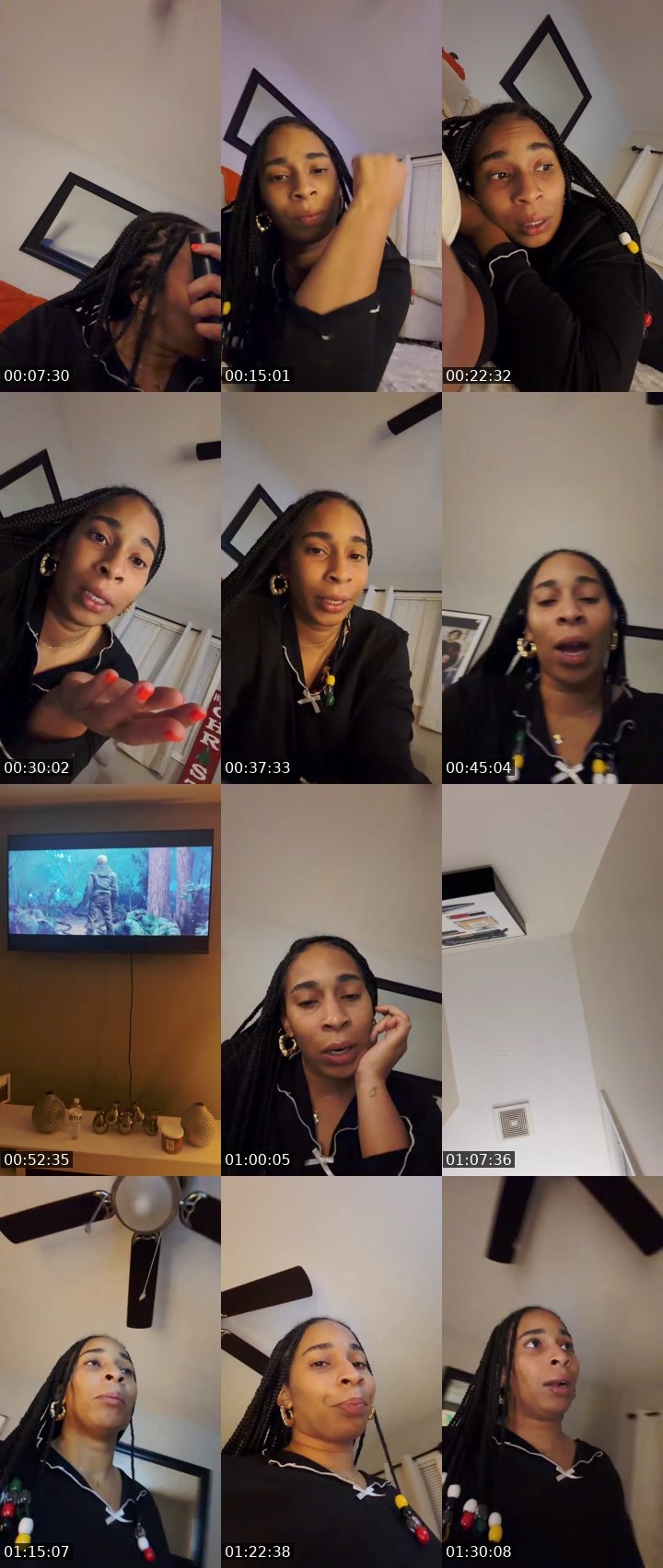 Contact-sheet preview of Sommyumm's Liveme recording