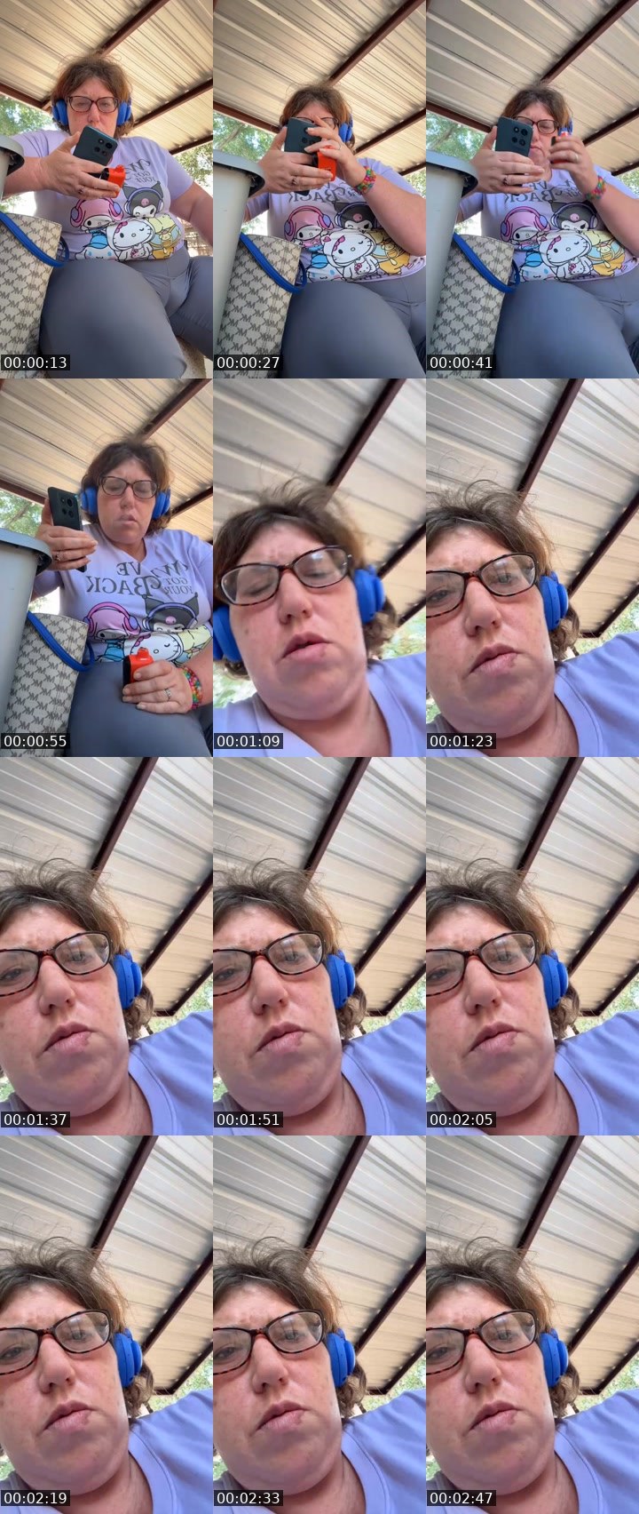 Contact-sheet preview of Wickedlove2016's Liveme recording