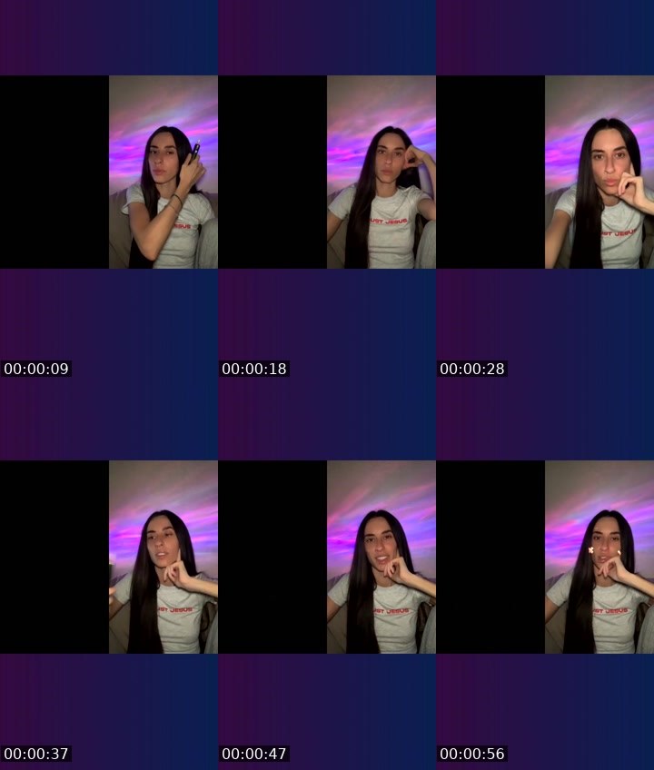 Contact-sheet preview of InsomniA.❤️‍🔥✨'s Liveme recording