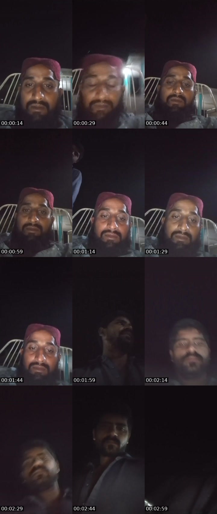 Contact-sheet preview of aabid Ali Iraq's Liveme recording