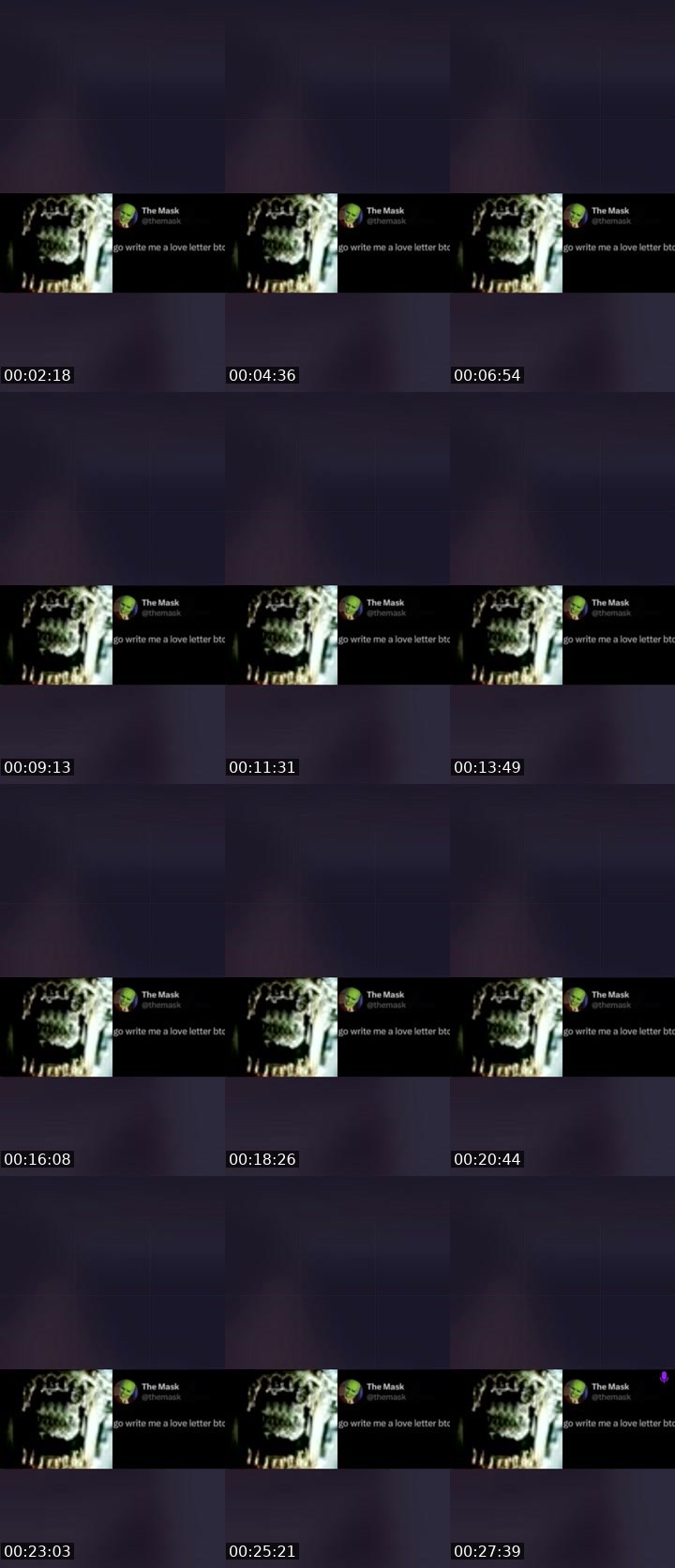 Contact-sheet preview of BETHANY💯's Liveme recording