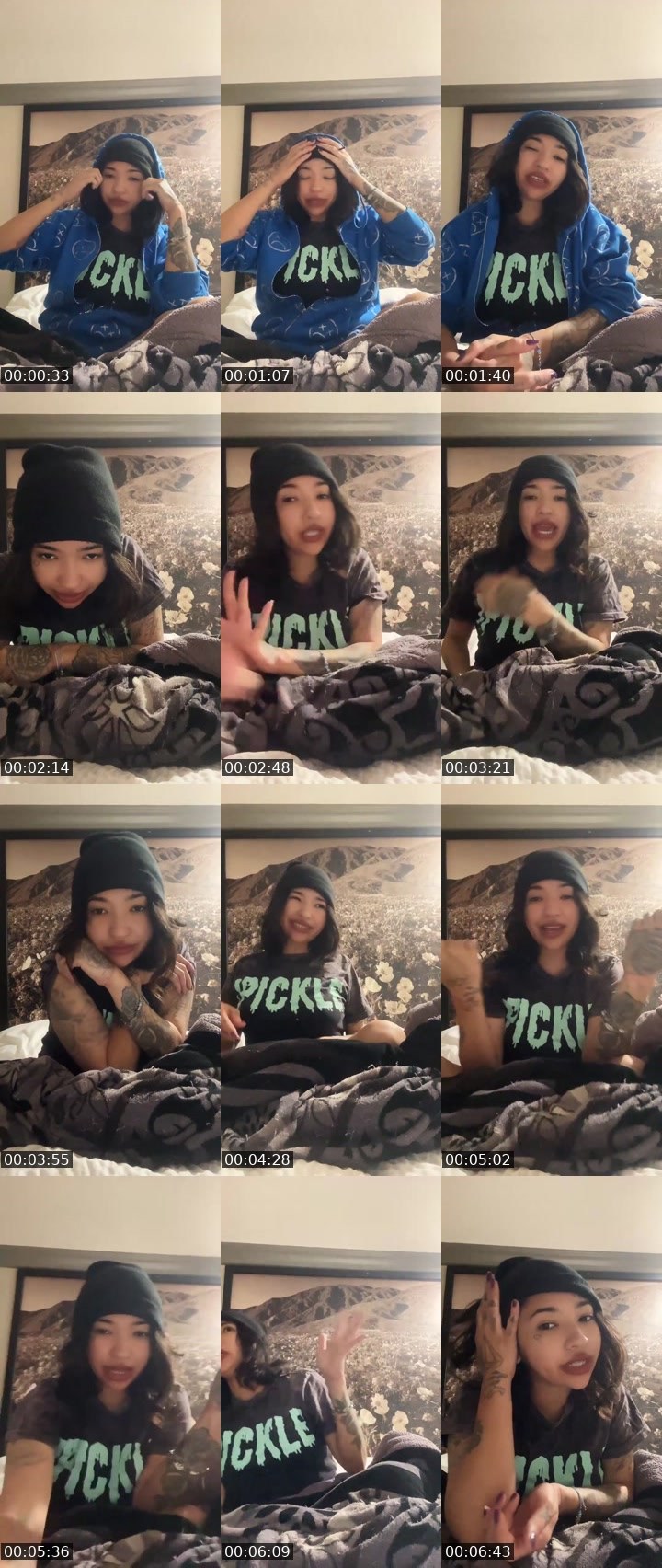 Contact-sheet preview of Assyria's Liveme recording