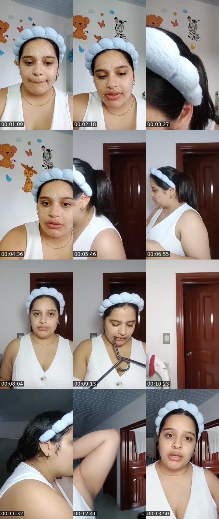 Contact-sheet preview of 🫧 sarait 🌸's Liveme recording